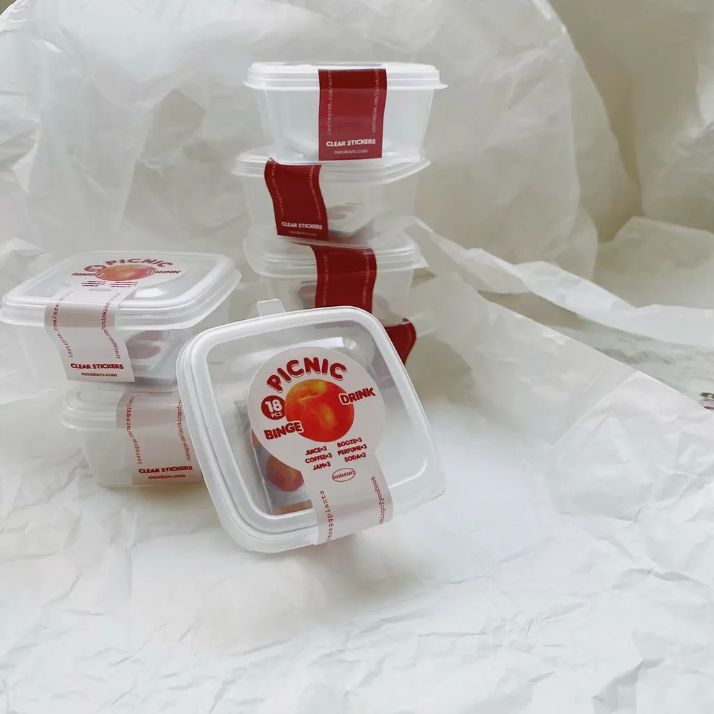 Mr. Eggplants Stickers Set - Picnic Drinks