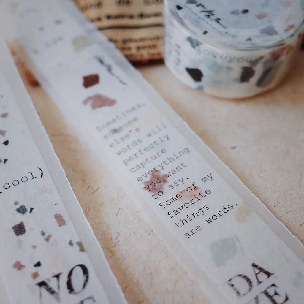 Mr. Eggplants Washi Tape - Terrazzo (2cm)