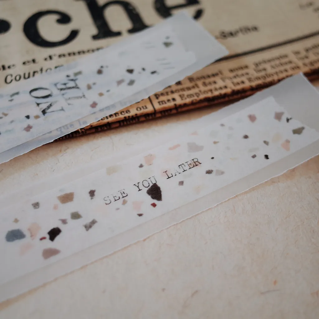 Mr. Eggplants Washi Tape - Terrazzo (2cm)