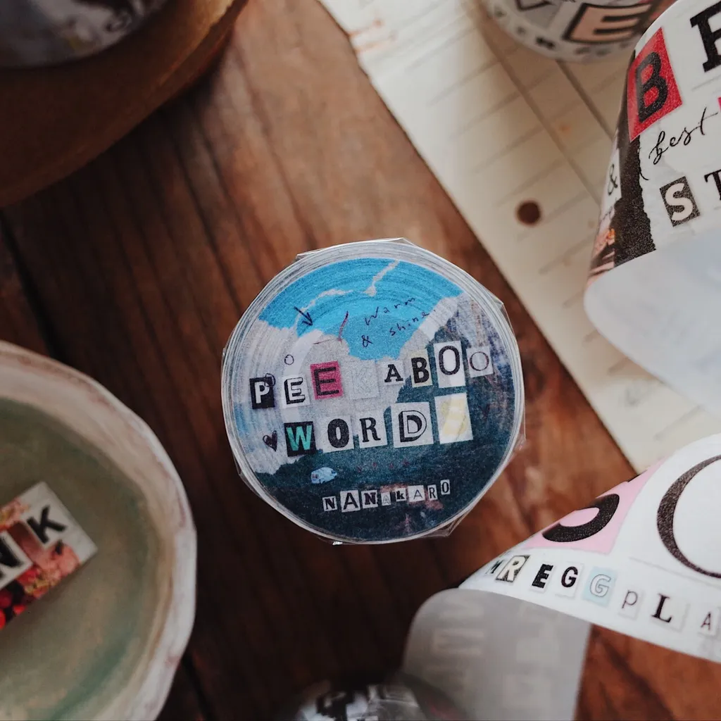 Mr. Eggplants Washi Tape - Peekaboo (3.5cm)