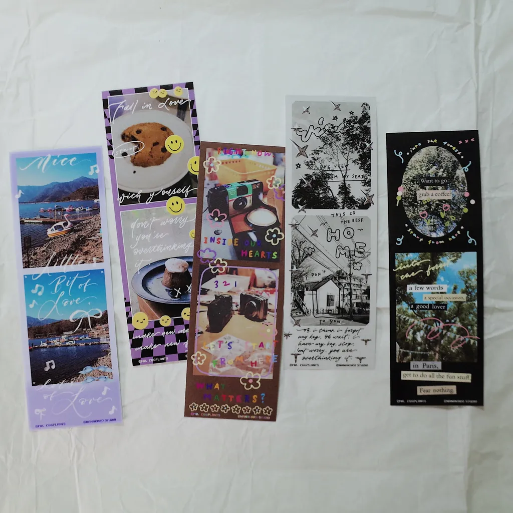 Mr. Eggplants Stickers Set - Photo Booth (3 colours)