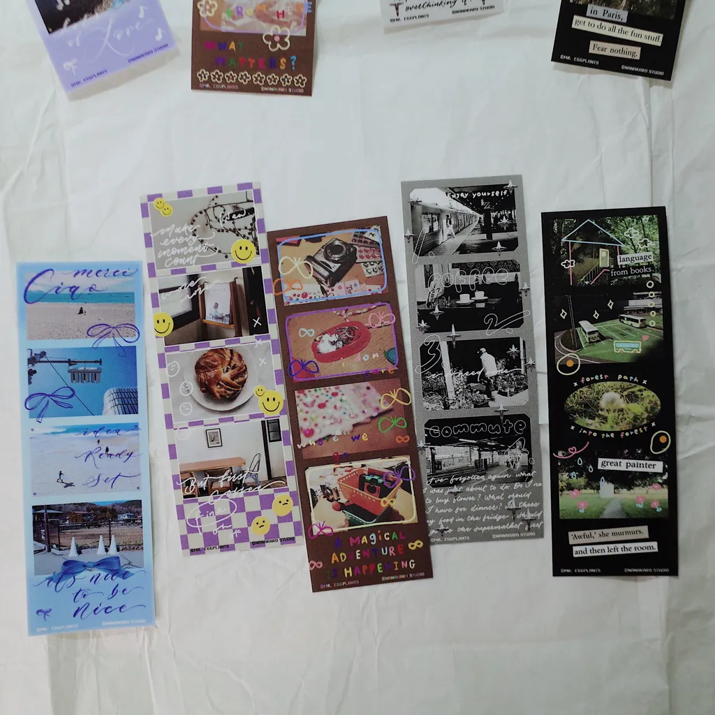 Mr. Eggplants Stickers Set - Photo Booth (3 colours)