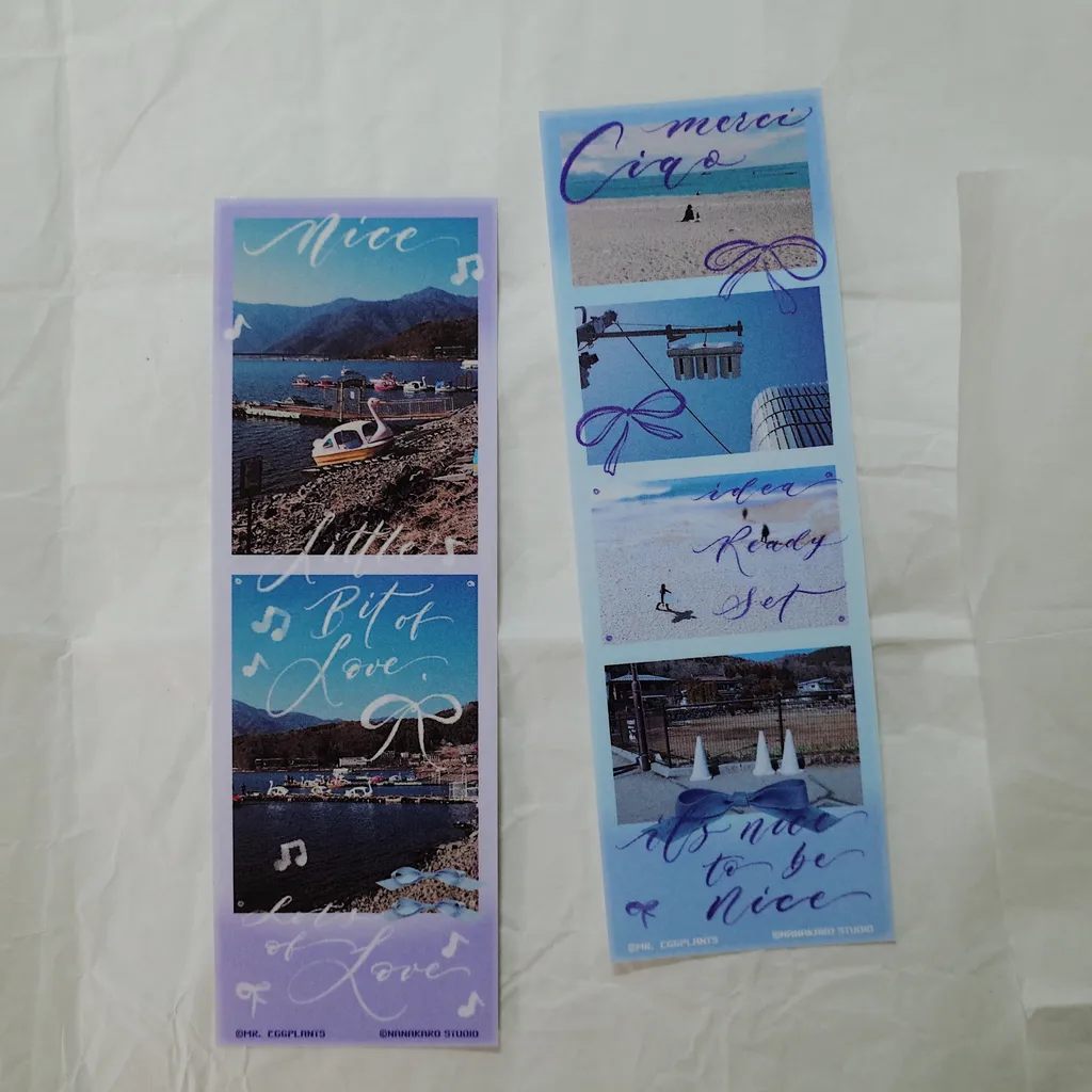 Mr. Eggplants Stickers Set - Photo Booth (3 colours)