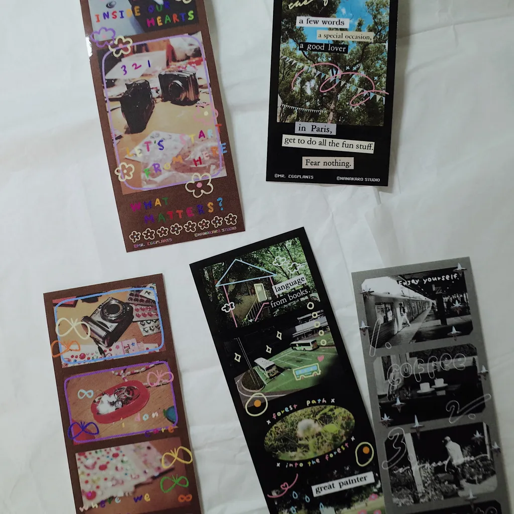 Mr. Eggplants Stickers Set - Photo Booth (3 colours)