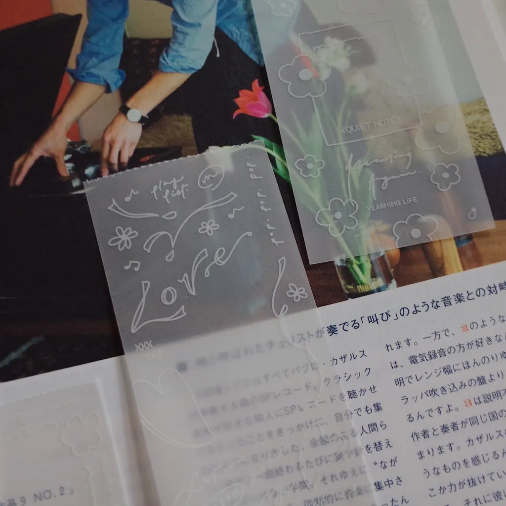 Mr. Eggplants Tracing Paper Memo Pad - Quiet Note