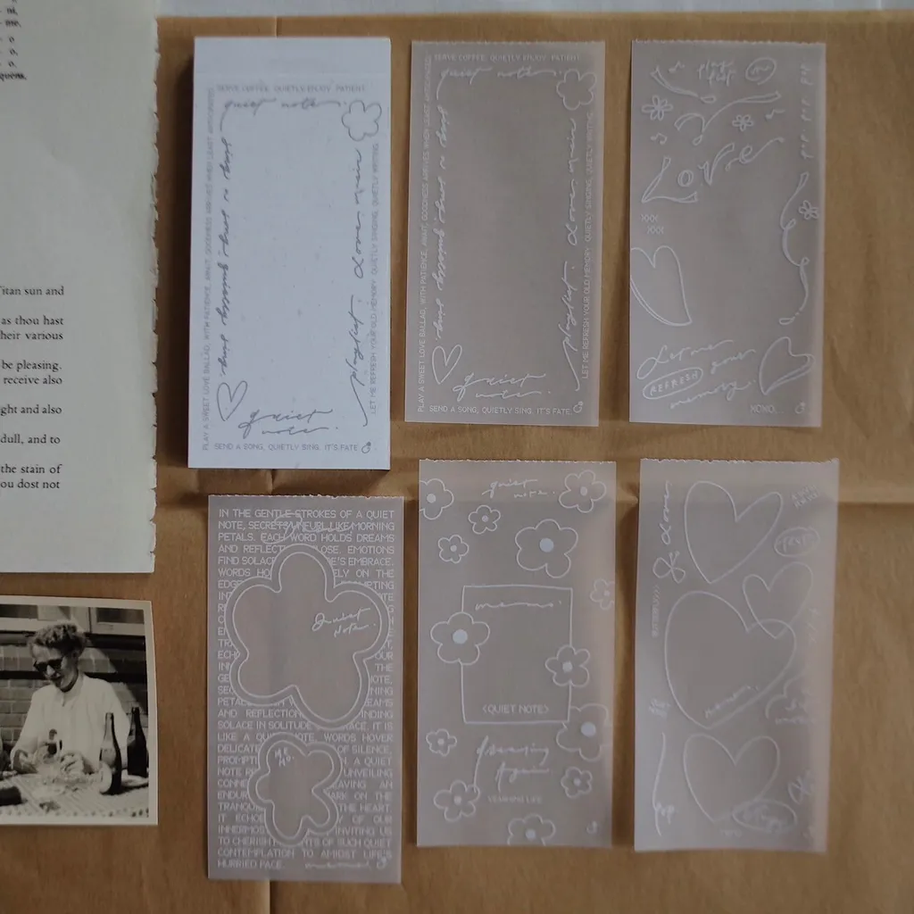 Mr. Eggplants Tracing Paper Memo Pad - Quiet Note