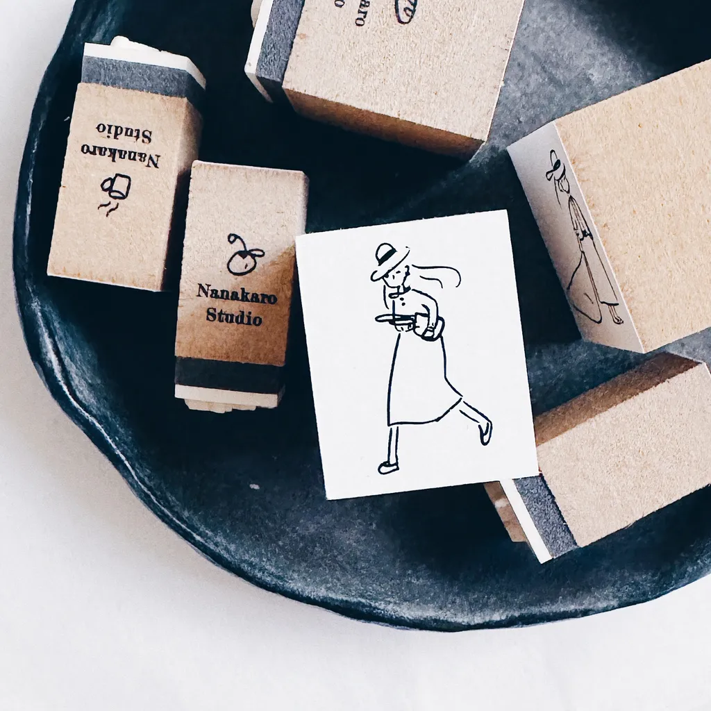 Mr. Eggplants Her Rubber Stamp (3 options)