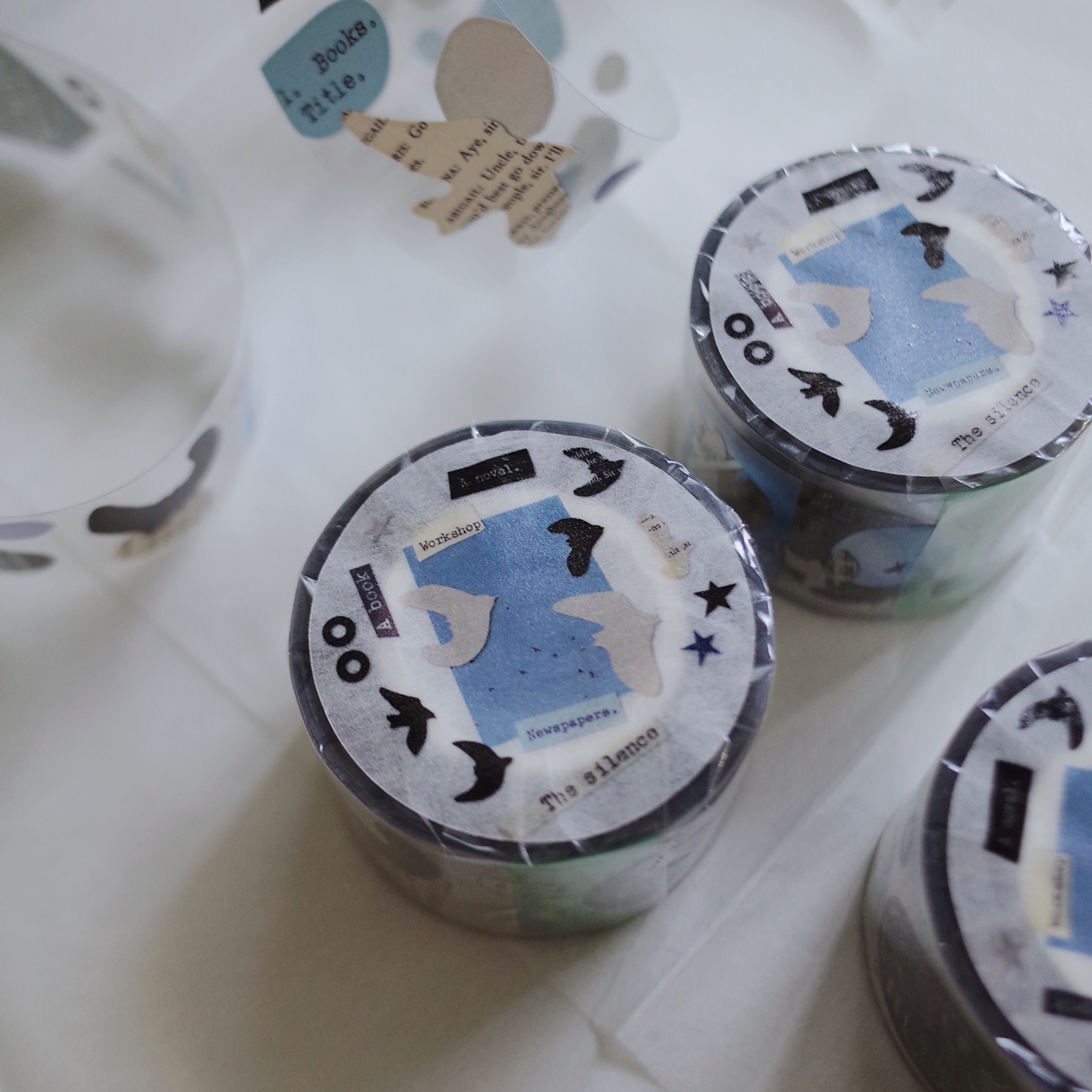 Mr. Eggplants PET Tape - Paper Birds (3cm)