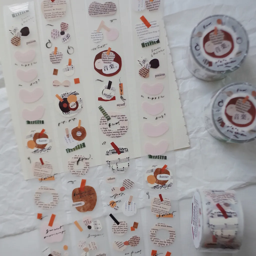 Mr. Eggplants PET Tape - Plates in the Garden (3cm)