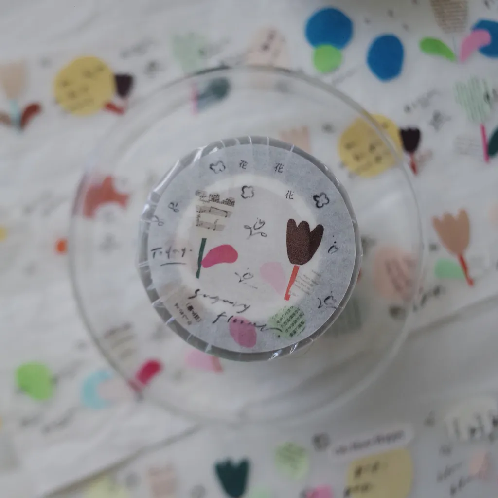 Mr. Eggplants PET Tape - Sugary Flowers (3cm)