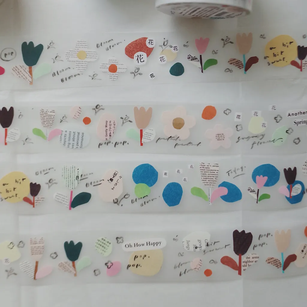 Mr. Eggplants PET Tape - Sugary Flowers (3cm)