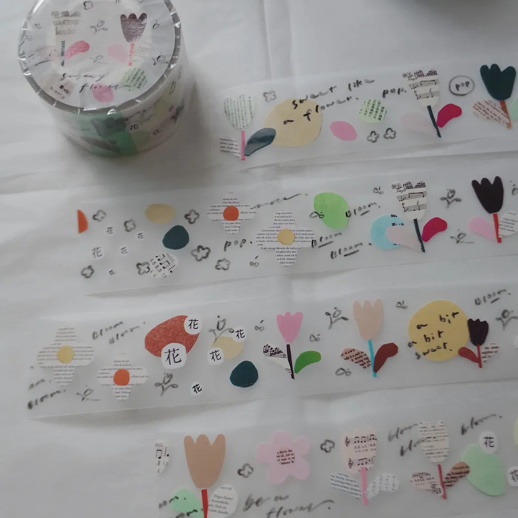 Mr. Eggplants PET Tape - Sugary Flowers (3cm)