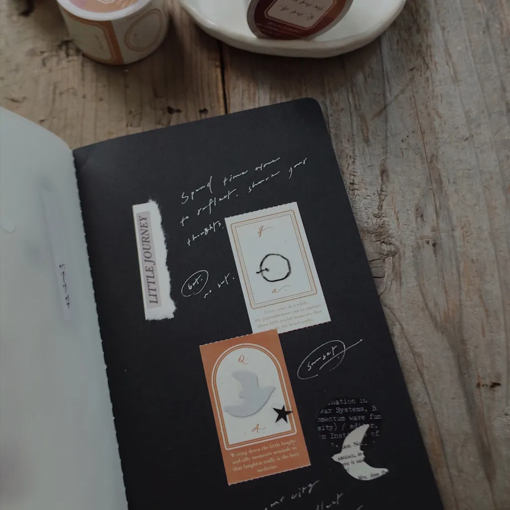 Mr. Eggplants Sticky Memo Tape - Now and Then (3cm)