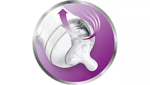 Unique anti-colic valve technology