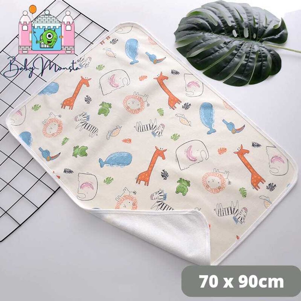 Baby Anti Urine Diaper Changing Mat - 70cm X 90cm