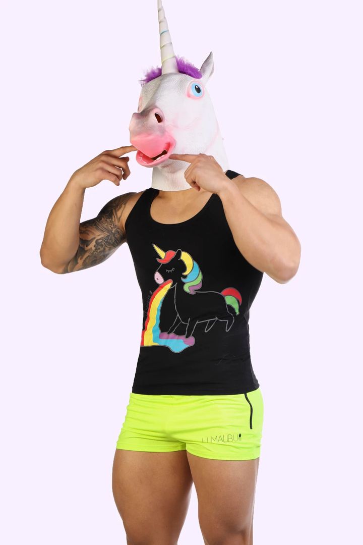 Unicorn Tank Top - Black.jpg