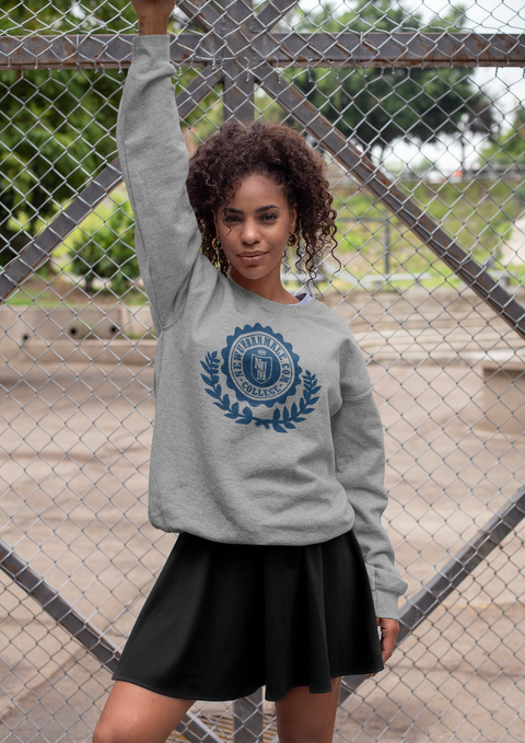 heathered-sweatshirt-mockup-of-a-woman-posing-against-a-wire-fence-28642.png