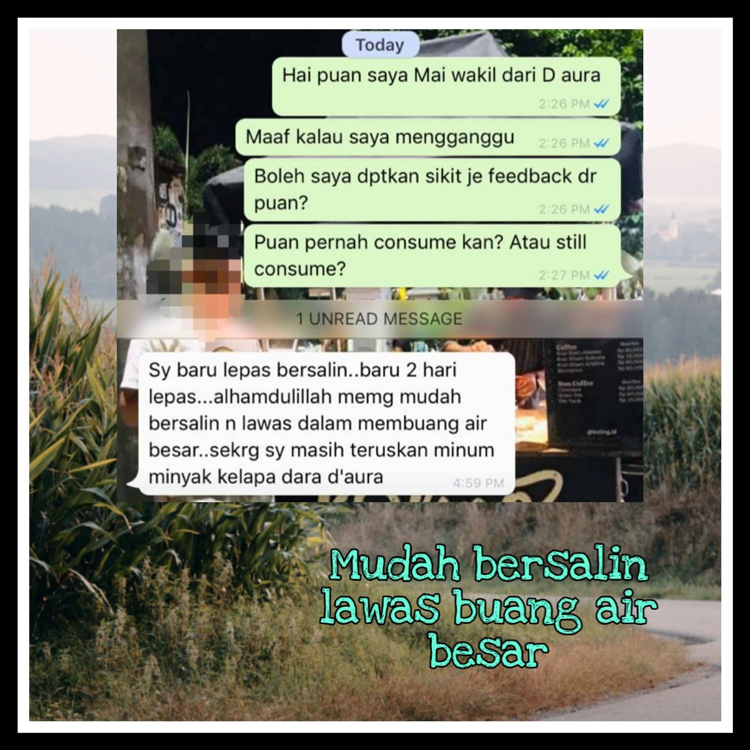 Sis Ra D'Aura - Masalah pencernaan..sembelit dan juga buasir..boleh amal D'Aura!