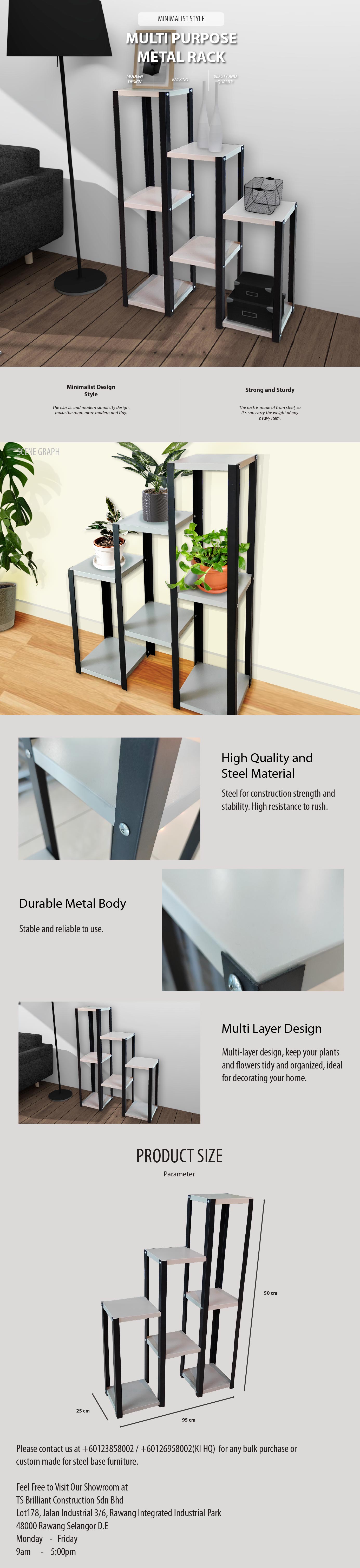 Description multi purpose metal rack-01