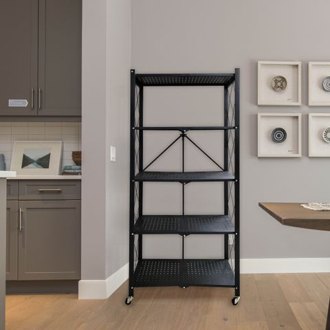 5 level foldable rack -square