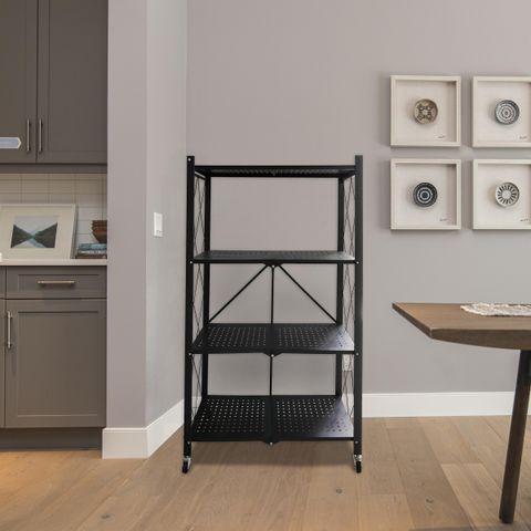 4 level foldable rack -square