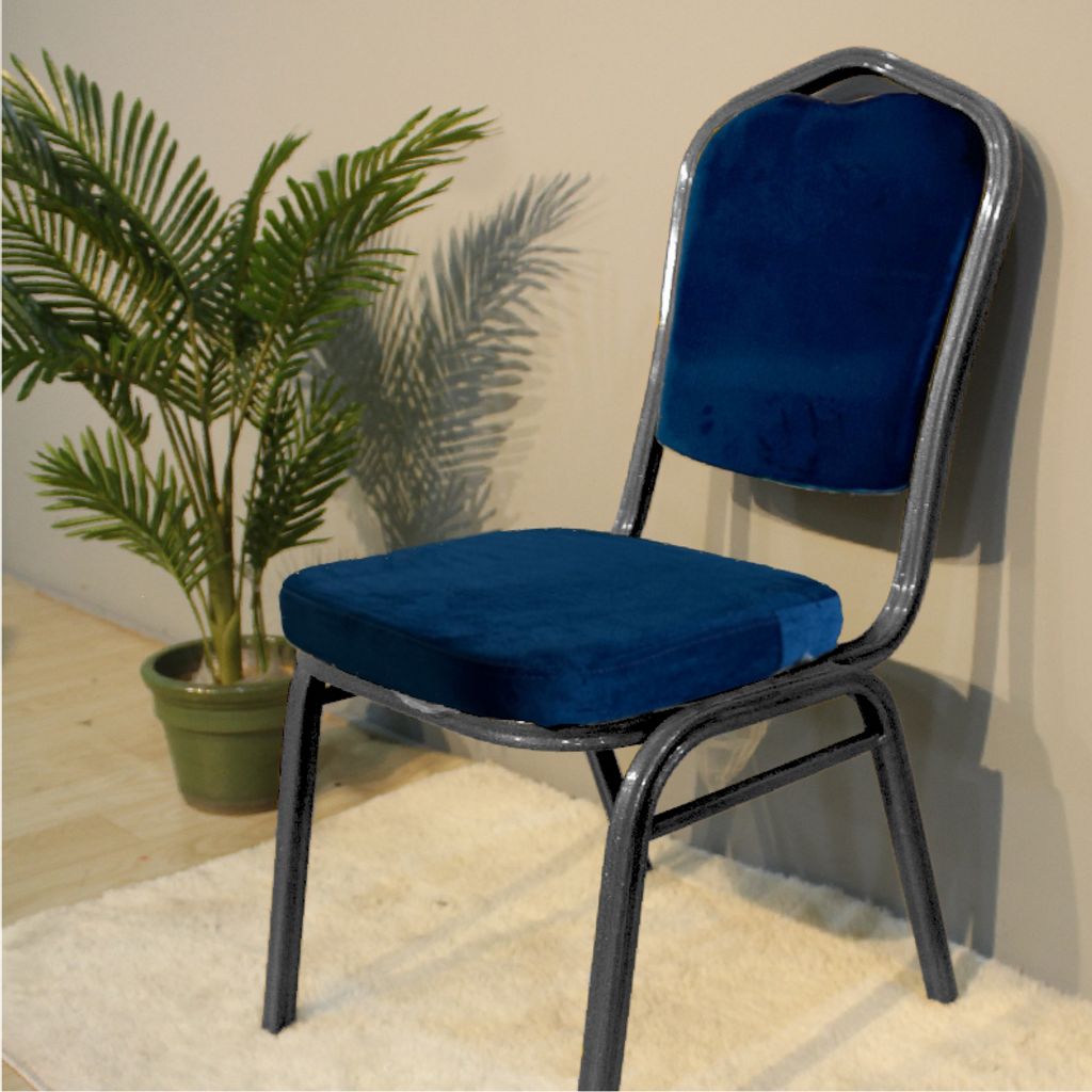 BANQUET CHAIR-grey blue