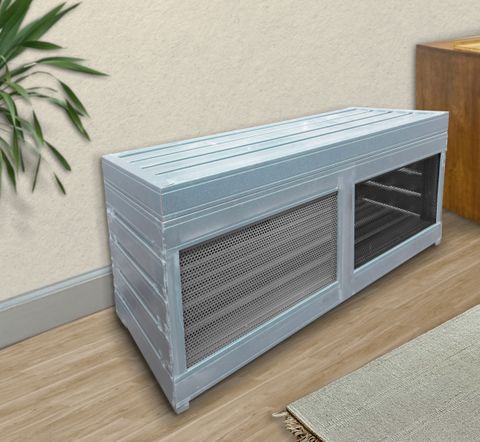 storage bench -1 silver