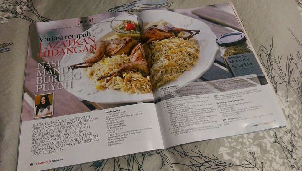 Athene Spice Kitchen is in the magazine!