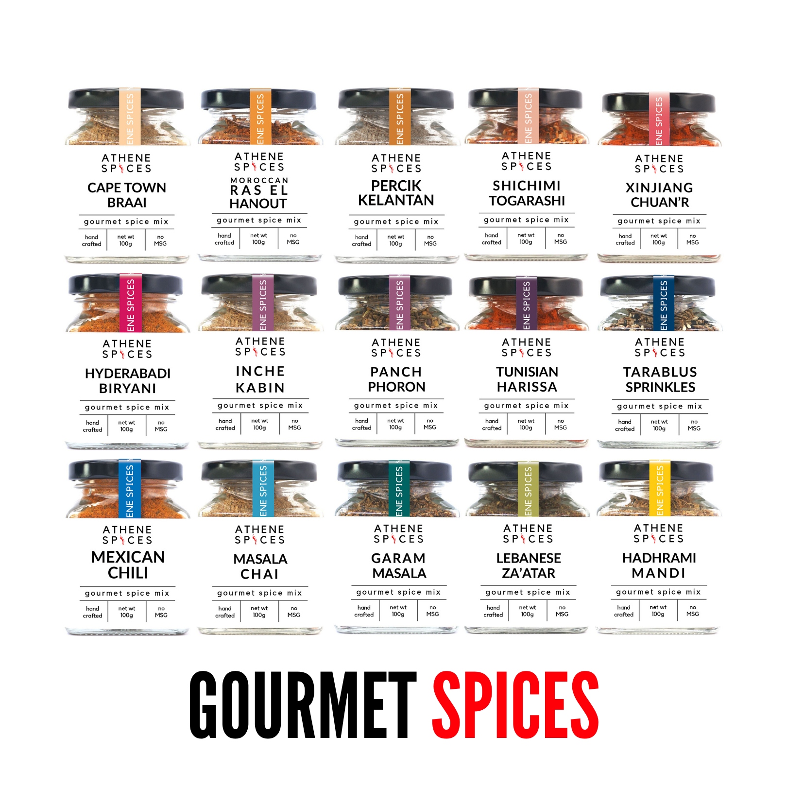 Athene Spices Gourmet Spices