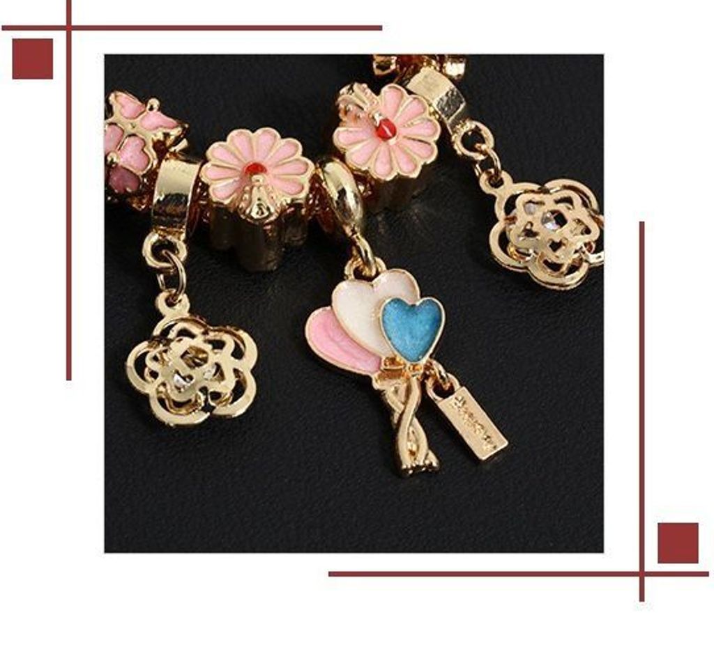 Hot Air Balloon Charm Bracelet 2
