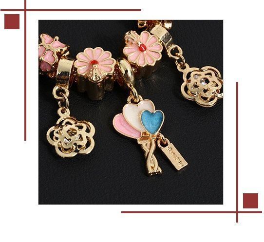 Hot Air Balloon Charm Bracelet 2