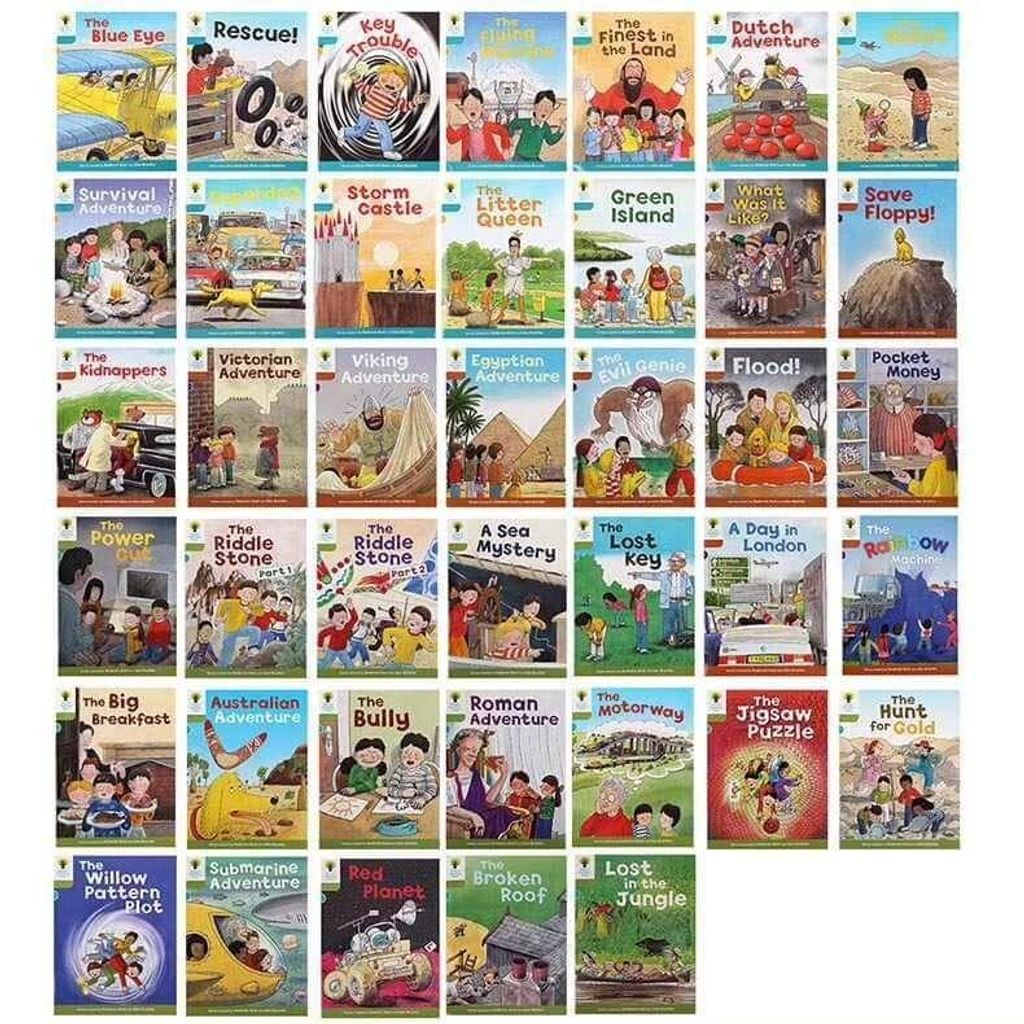 40 BOOKS UK Oxford Reading Tree Read with Biff, Chip and Kipper 