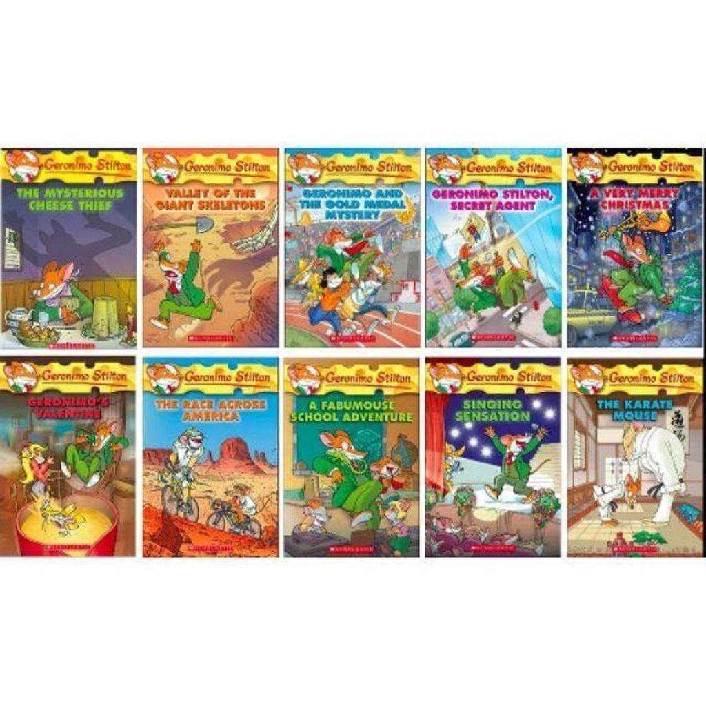 Scholactic Geronimo stilton book 31-40 – LITTLE BOOK LOUNGE