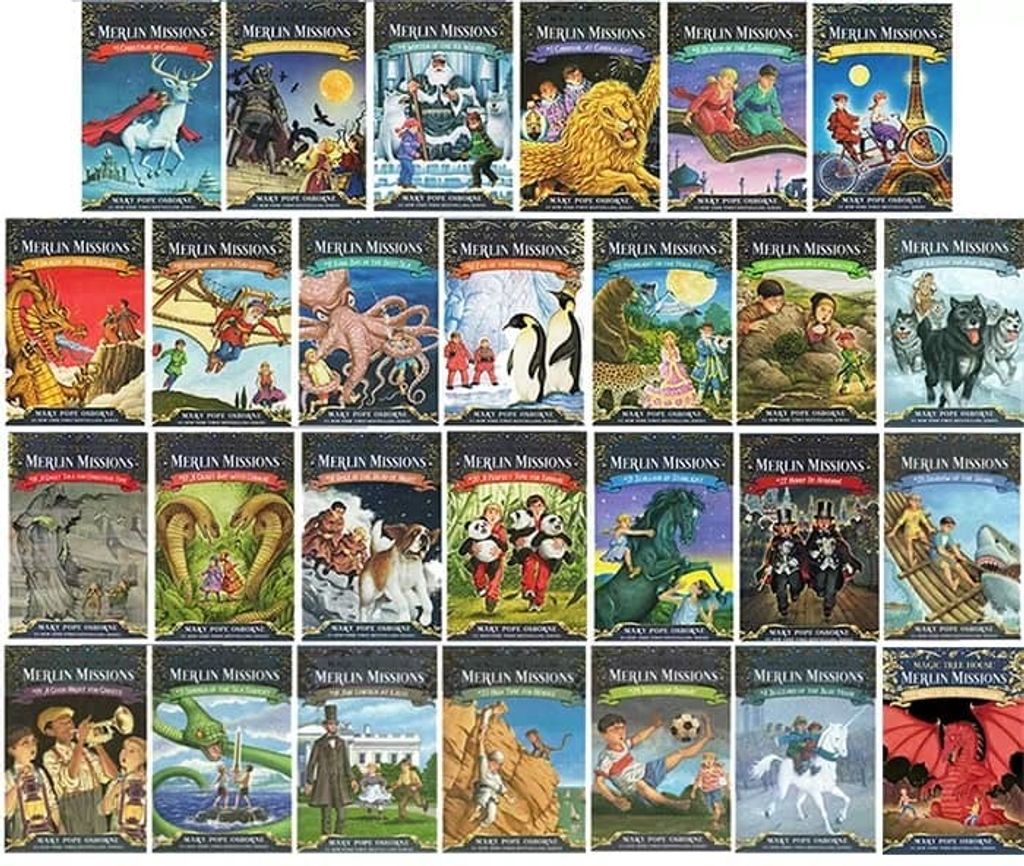 Magic Tree House Merlin Missions 1-25 Boxed Set (Mth Merlin
