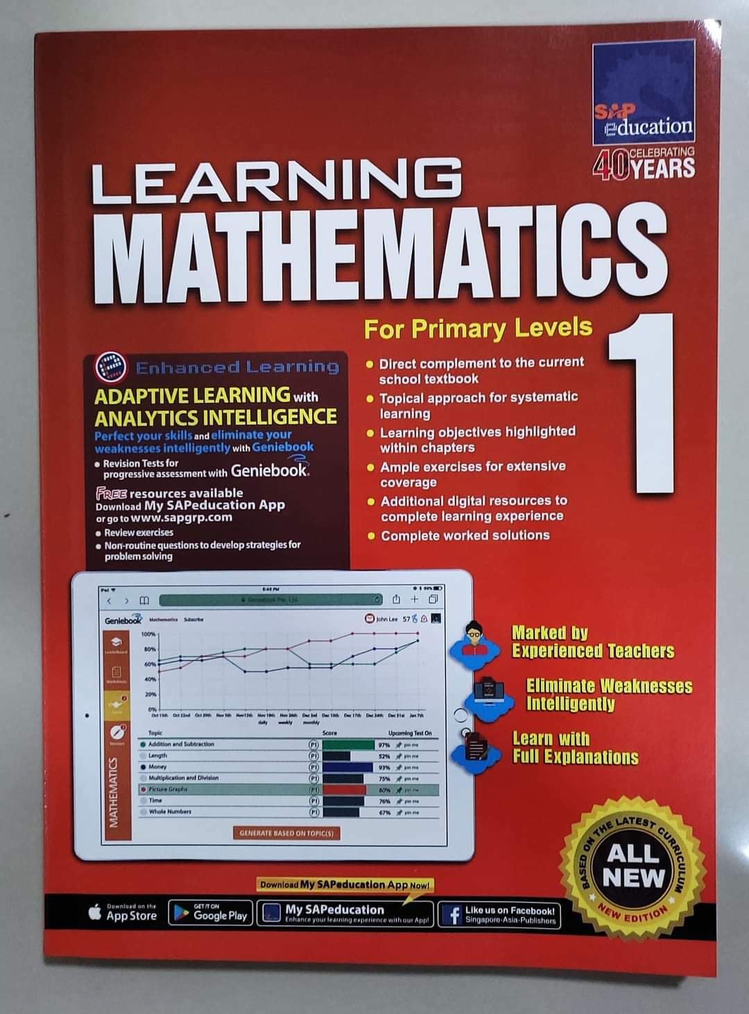 Singapore Learning Maths by SAP EDUCATION set of 6 books – LITTLE 