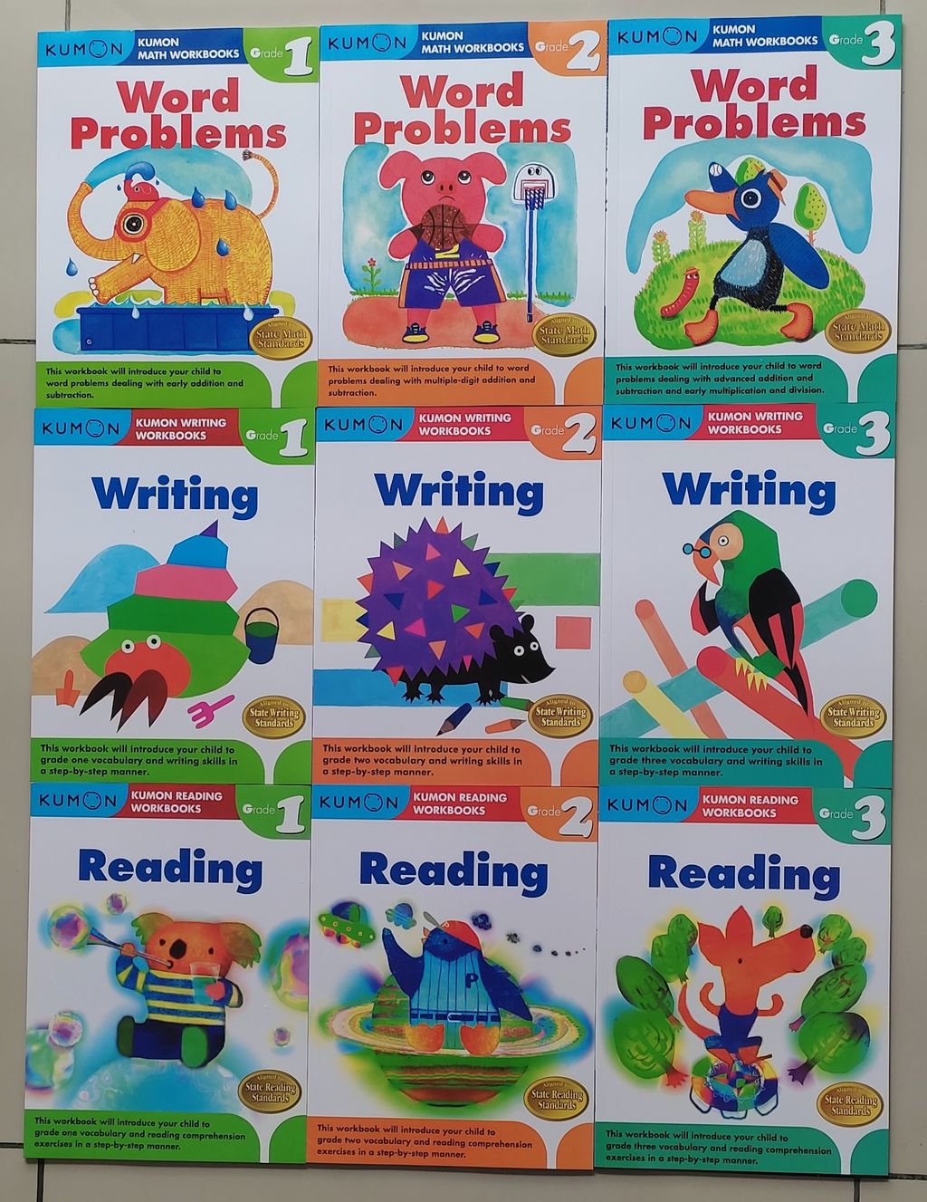 【新品未使用】KUMON Reading Writing workbooks Amazon.com: Kumon Grade 2 Reading (Kumon Reading Workbooks