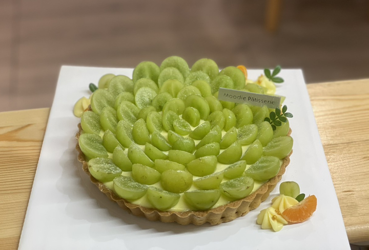 綠葡萄檸檬塔