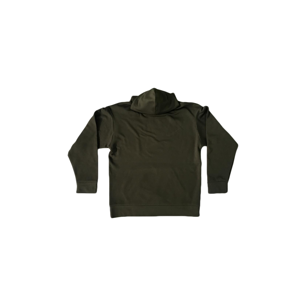 HOODIE DARK GREEN BACK