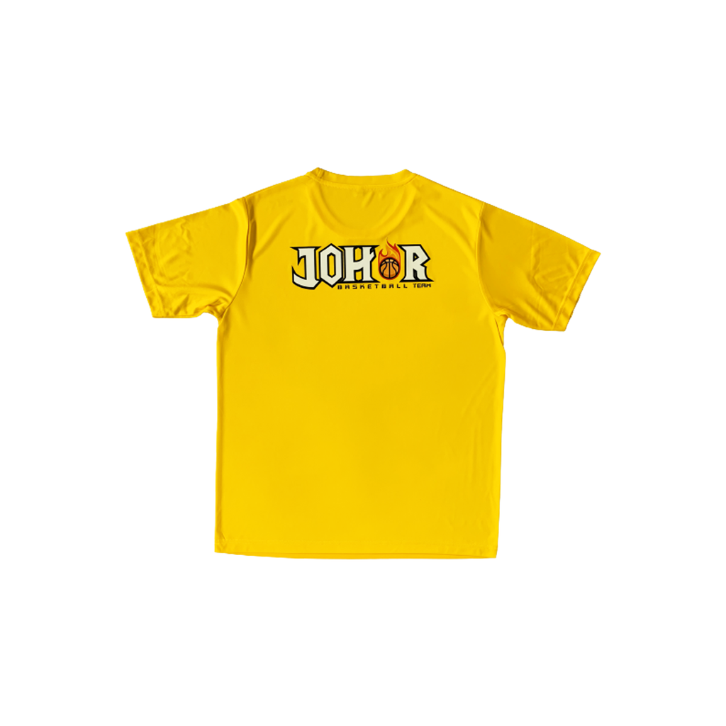 johor yellow tee back