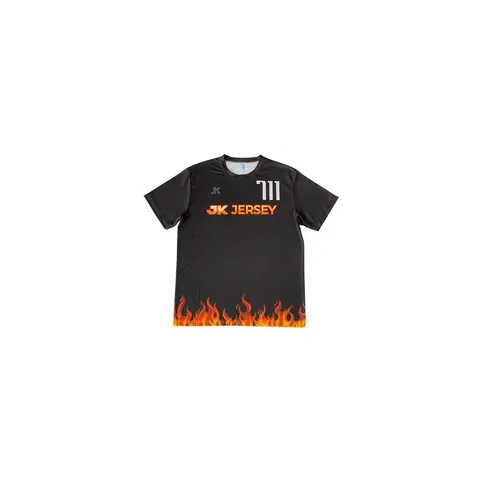 ON FIRE TSHIRT-BLACK FRONT