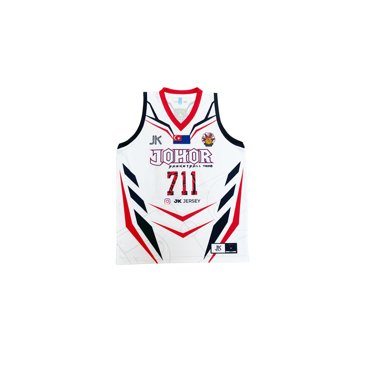 JOHOR JERSEY WHITE FRONT