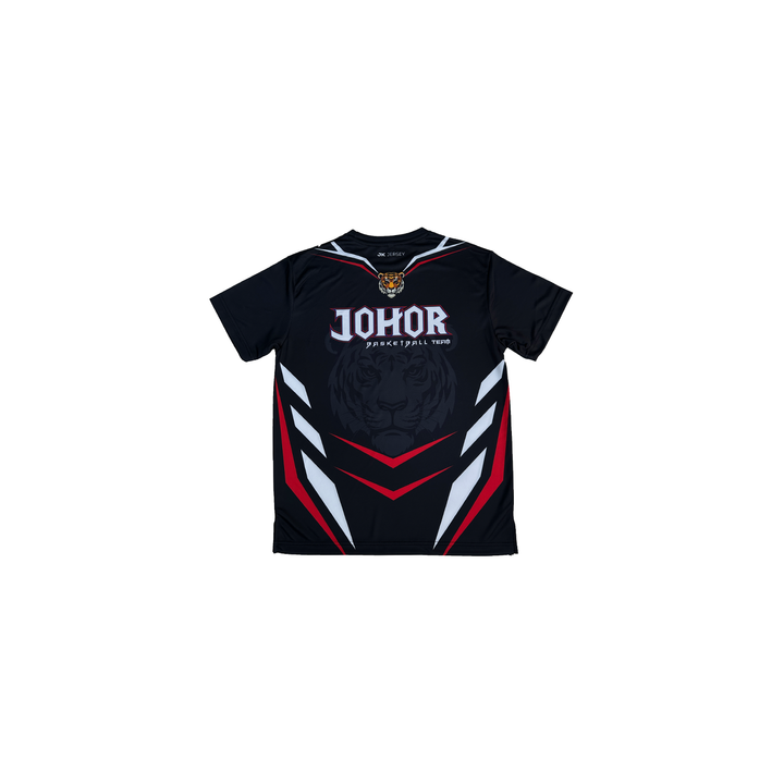 JOHOR BLACK TEE BACK
