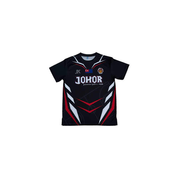 JOHOR BLACK TEE FRONT