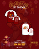 TSHIRT MAROON + TSHIRT WHITE