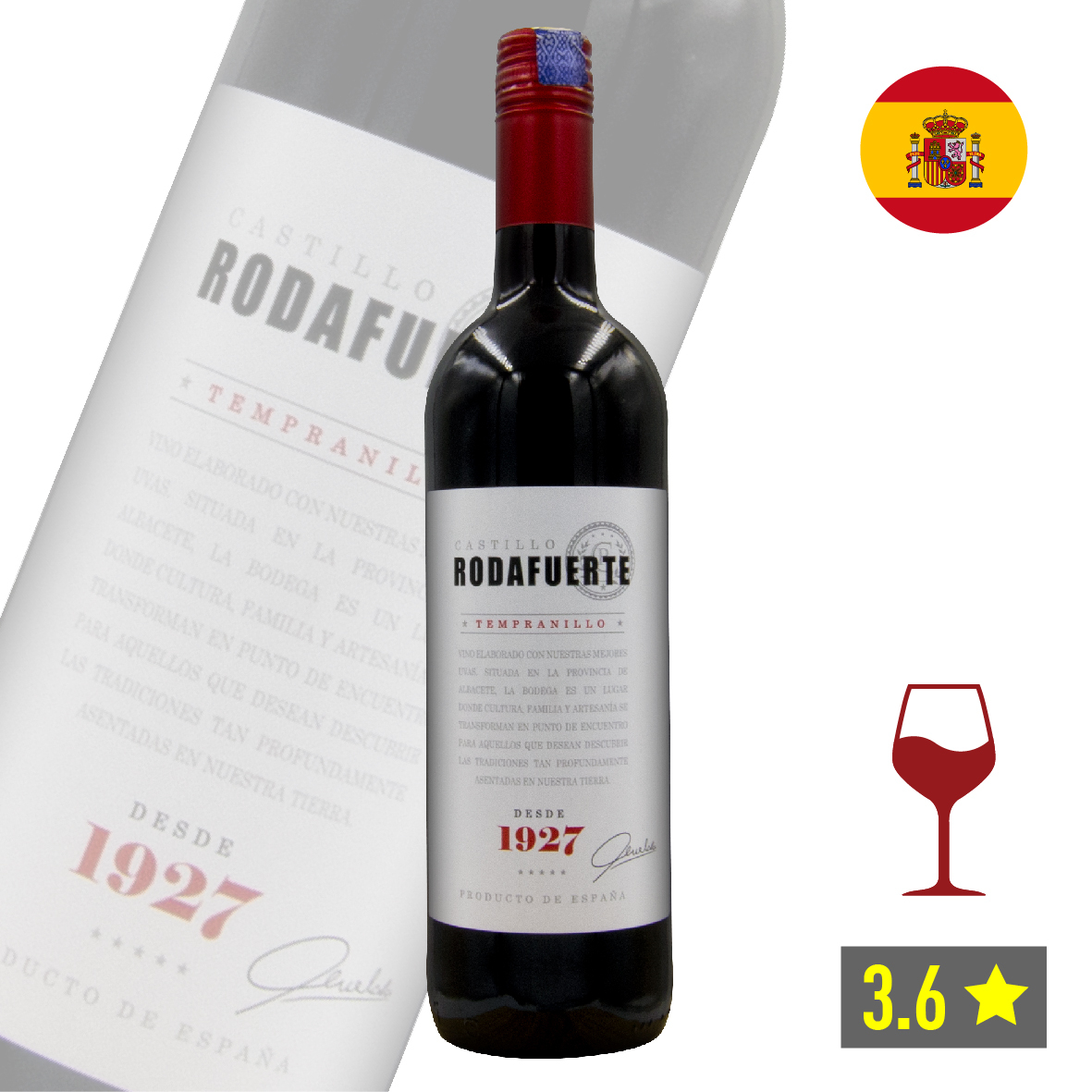 2-Castillo Rodafuerte Tempranillo 2019-Spain-01.jpg