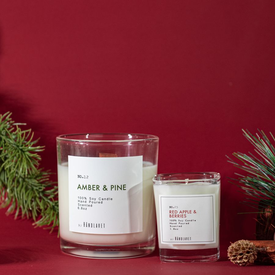 Håndlavet | Scented Soywax Candle | Extend the Festive Glow