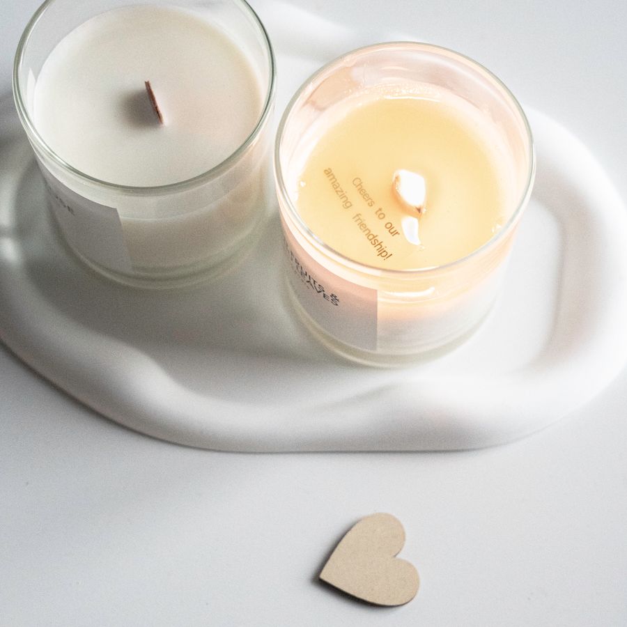 Håndlavet | Scented Soywax Candle | Whispering Flames