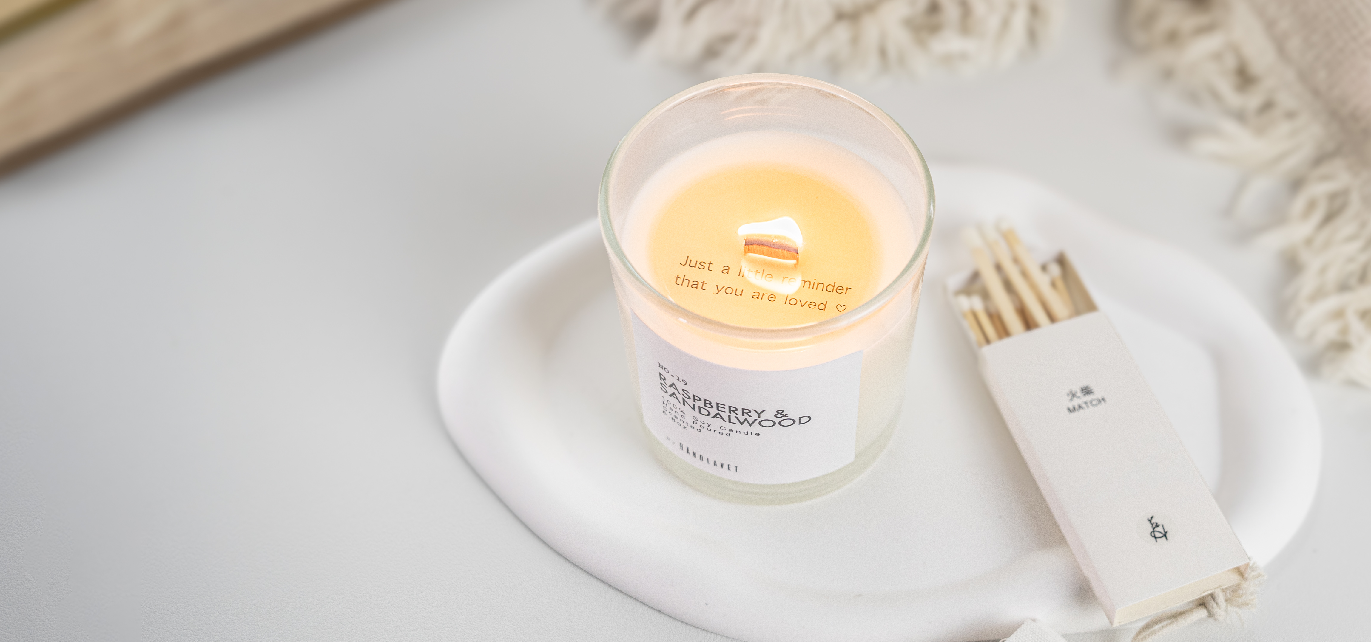 Whispering Flames | Håndlavet | Scented Soywax Candle