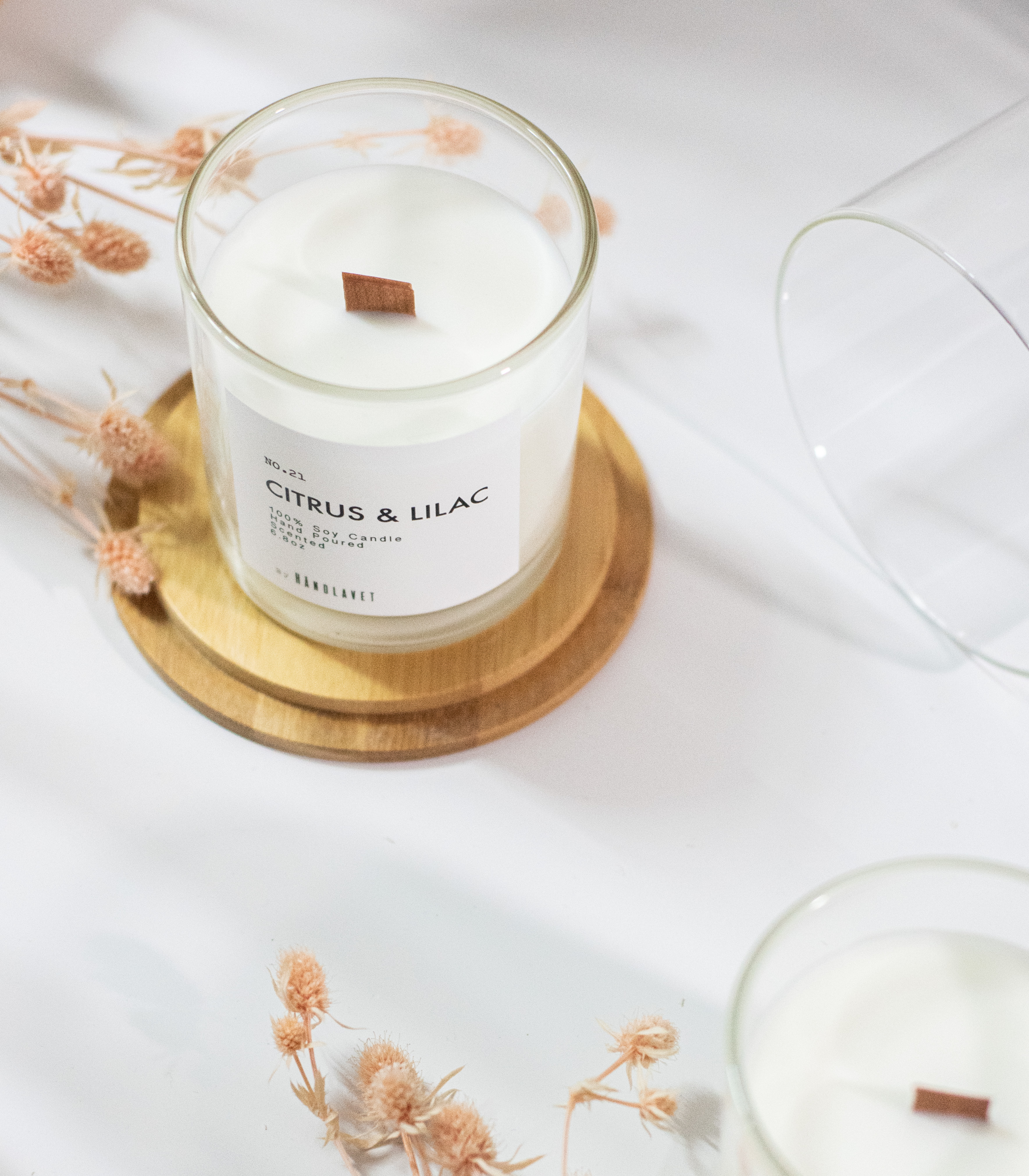 SCENT OF THE MONTH: CITRUS & LILAC | Håndlavet | Scented Soywax Candle