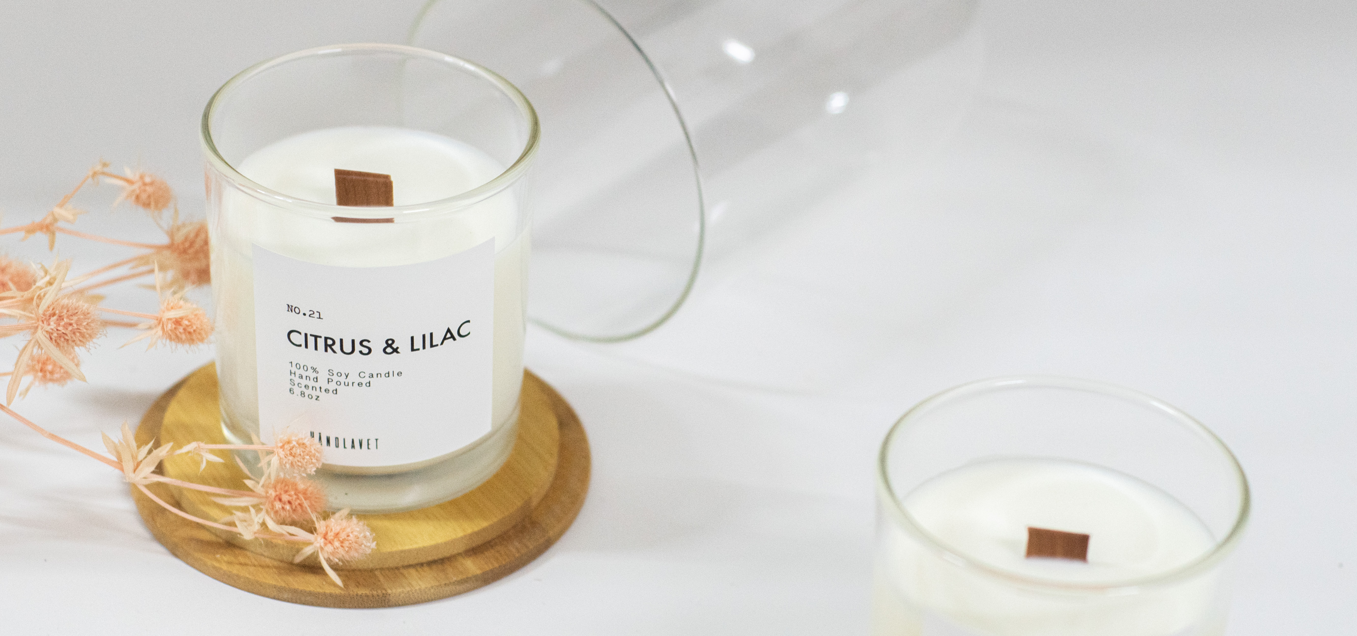 SCENT OF THE MONTH: CITRUS & LILAC | Håndlavet | Scented Soywax Candle